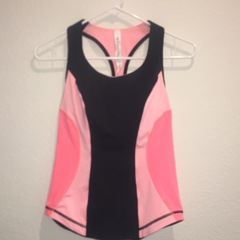 Lululemon Colorblock Cardio RacerbackTank Sz:4